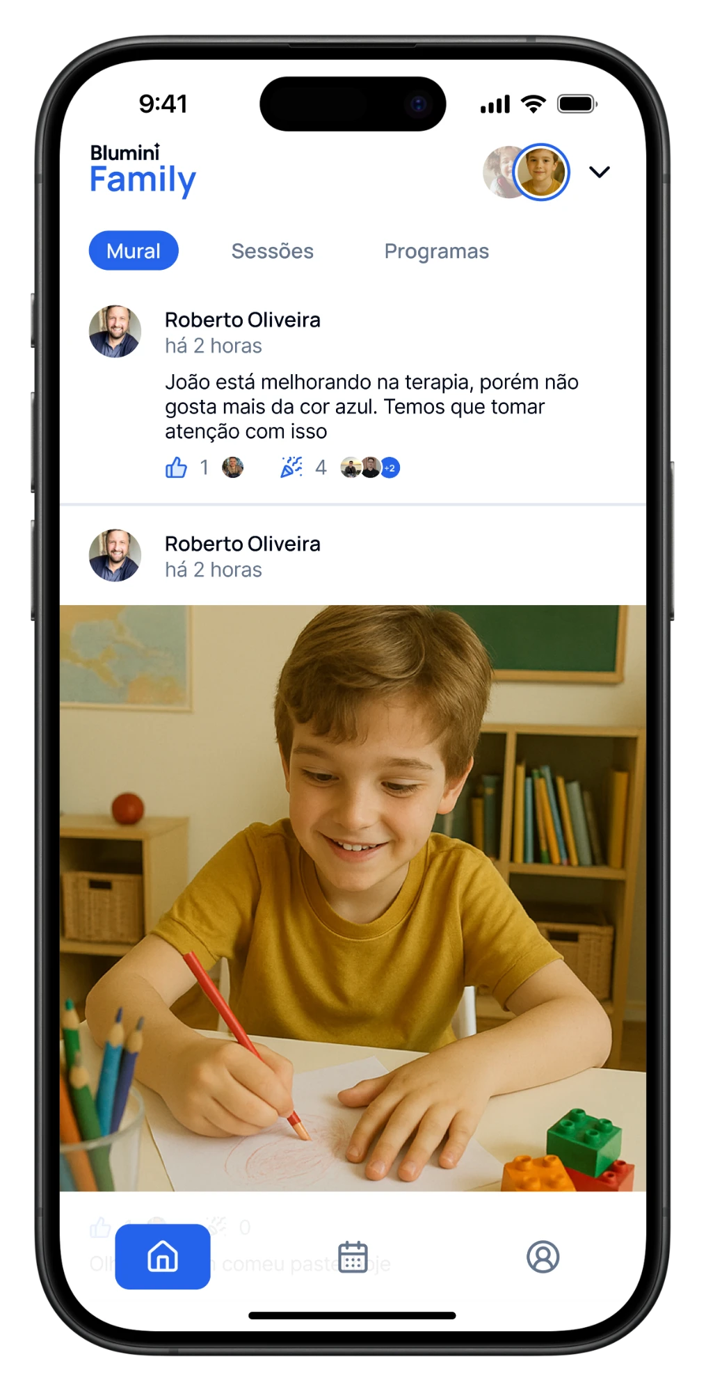 Blumini Family: Comunicação centralizada